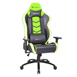 Newskill NS-CH-KAIDAN-GREEN Kaidan - Silla gaming profesional reforzada con estructura de metal (respaldo con mecanismo de mariposa reclinable en 180 grados