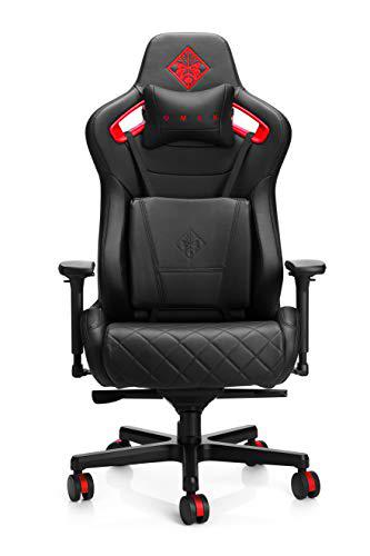 HP OMEN Citadel Silla Gaming, Negro y Rojo