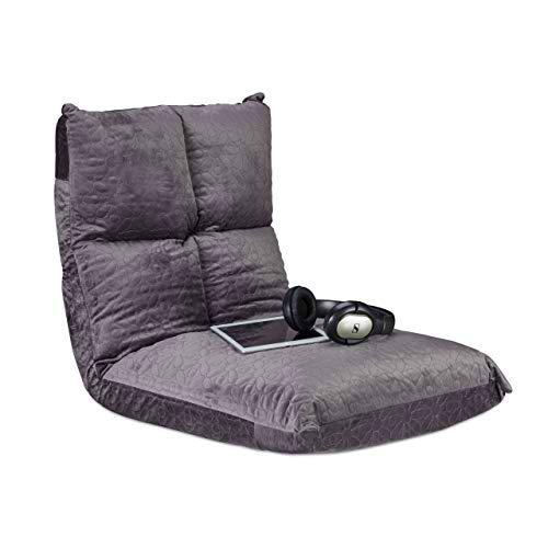 relaxdays Silla Suelo Ajustable, 6 Posiciones, Meditar