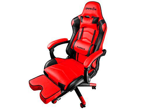 Raidmax SEDIA Gaming DRAKON Rossa/NERA Silla, universale