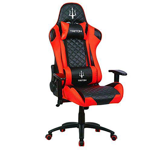 triton P050-X3-BR Gaming Chair-Silla, Imitación a Piel