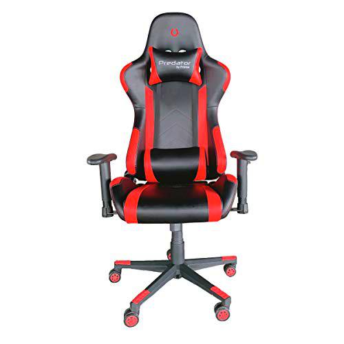 PRIXTON Predator Gaming Chair - Silla Gaming/Silla Gamer con Altura y Reposabrazos Ajustables