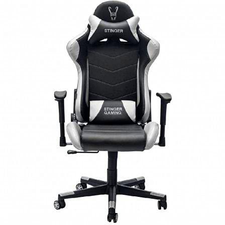 Woxter Stinger Station White - Silla Gaming Oficina Escritorio (Eje Acero