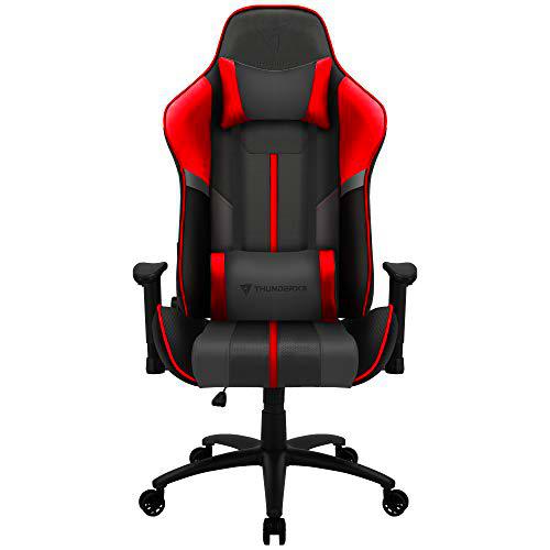 ThunderX3 BC3 BOSS, Silla Gamer, Tecnología AIR, Transpiración Total, Rojo