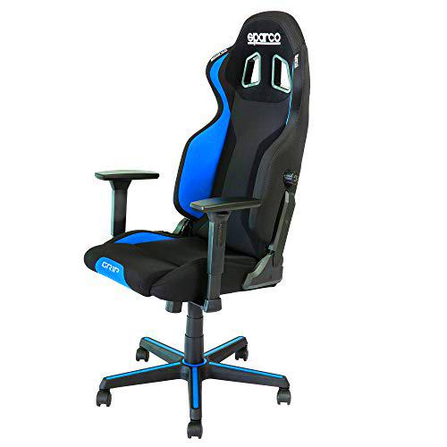 Sparco 00989NRAZ Silla Grip Negro/Blue