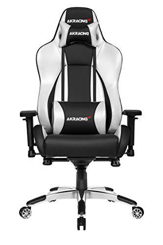 AKRacing Master Premium - Silla (Negro, Plata, Negro