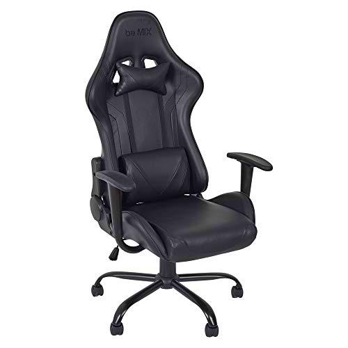 Home Deco Factory HD7100 Silla Gamer, Metal, Negro