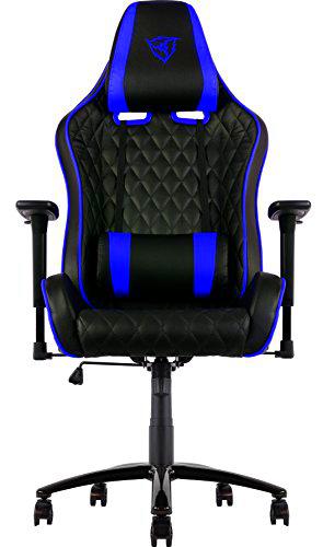 ThunderX3 Sillas Gaming Profesional, Poliuretano, Azul