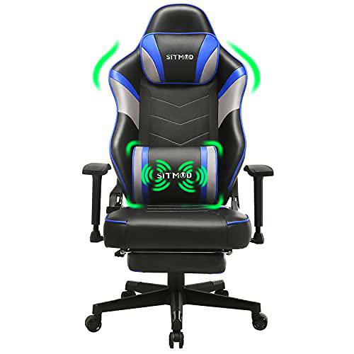 SITMOD Silla Gaming Sillas Gamer Ergonomica Silla Reclinable con Masaje