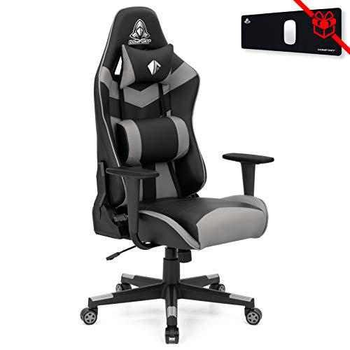 COMIFORT Silla Gaming Daytona con Respaldo Reclinable 155º y Balanceo