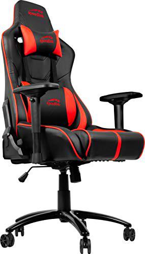 Speedlink ARIAC Gaming Chair Premium, Black-Red, Cuero sintético