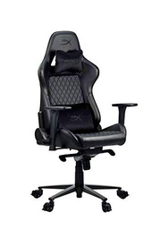 HyperX Merch Silla Gaming, Piel sintética, Negro, Medium