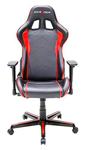 DXRacer - Silla Gaming fl08 Negra y roja