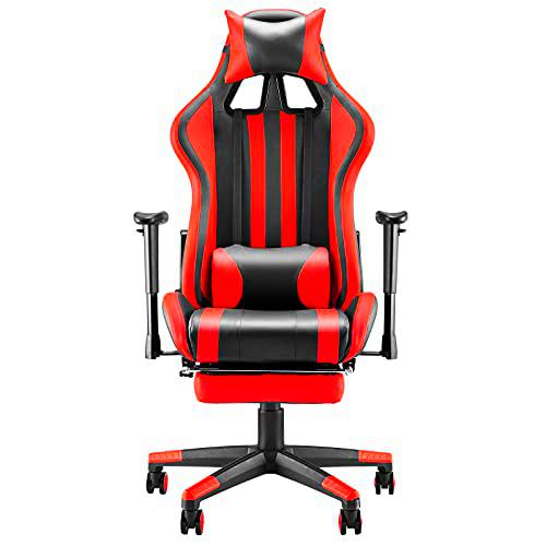 Soontrans Silla Gamer Ergonómica Silla Gaming con Reposapies