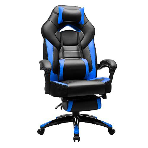 SONGMICS Silla Gaming, Silla de Oficina, para Carreras