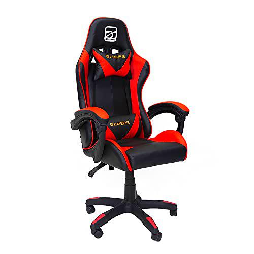 Silla Gaming Oficina Chair King con Dos Cojines lumbares Ajustable 90563R