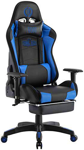 CLP Silla Gaming Turbo LED En Tela o Cuero Sintético I Silla Gamer con Luces LED