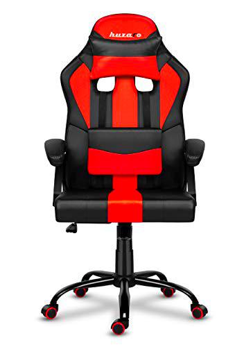 huzaro Force 3.0 Red Silla para Videojuegos, Negro y Rojo, estándar