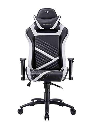 Tesoro Silla para Videojuegos, Tela, Blanco, Talla única