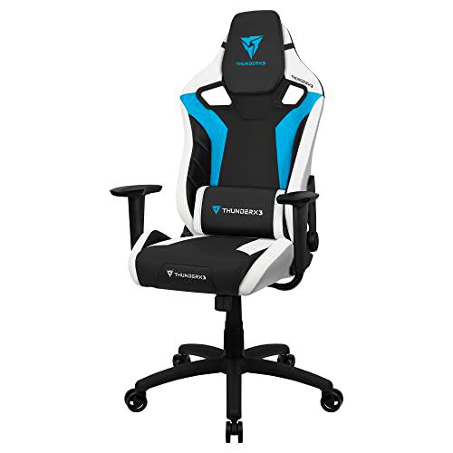 ThunderX3 XC3BB - Silla gaming ergonómica, cojines ajustables