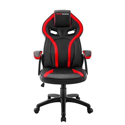 Mars Gaming MGC118BR Silla Gaming Ergonómica en PU y Nylon