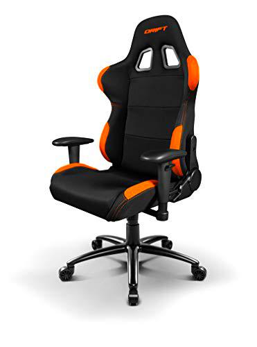 Drift DR100BO - Silla Gaming profesional, tela, reposabrazos 2D