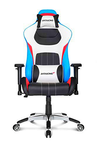 AKRACING Premium - Silla (Azul, Rojo, Blanco)